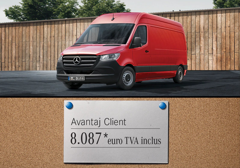 oferta Mercedes-Benz Sprinter furgon avantaj client 8000 Euro